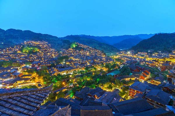 西江千户苗寨夜景