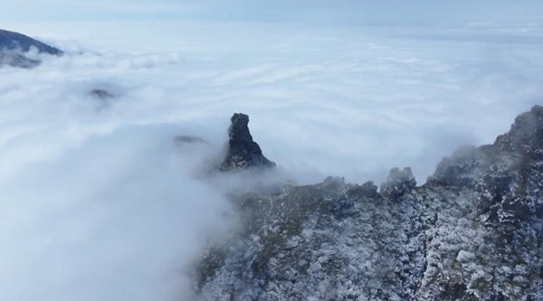 梵净山雪景