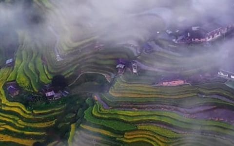 加榜梯田旅游攻略：中国最美梯田9月正金黄附门票提醒
